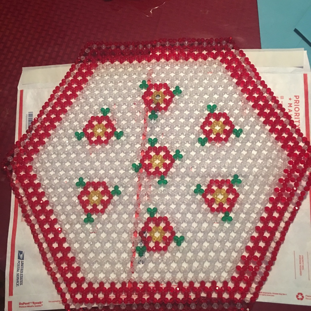 Beaded Table Topper